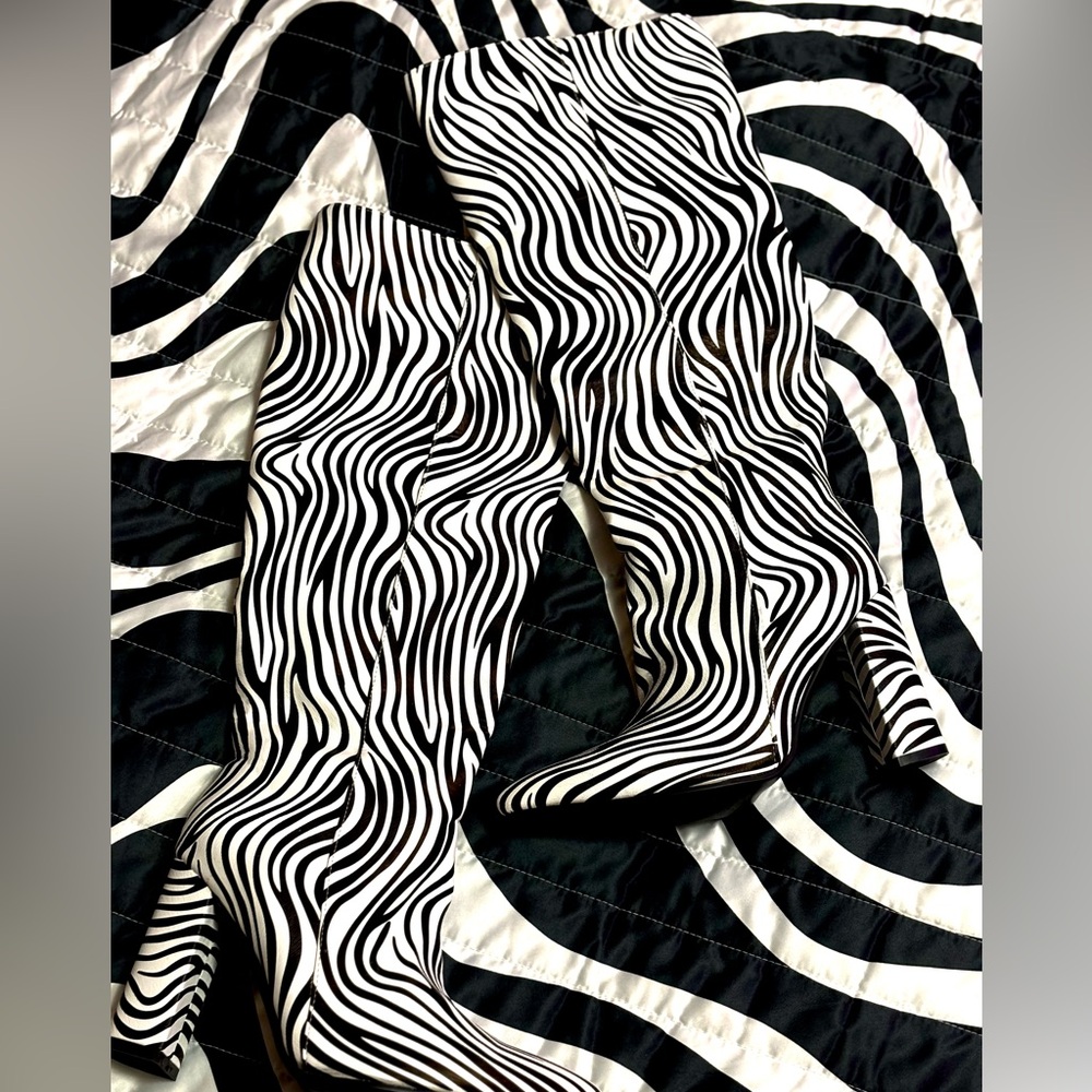 Brand NEW zebra Print Boots